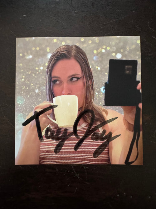 4" x 4" TayJay Logo Personalized Autographed Photo